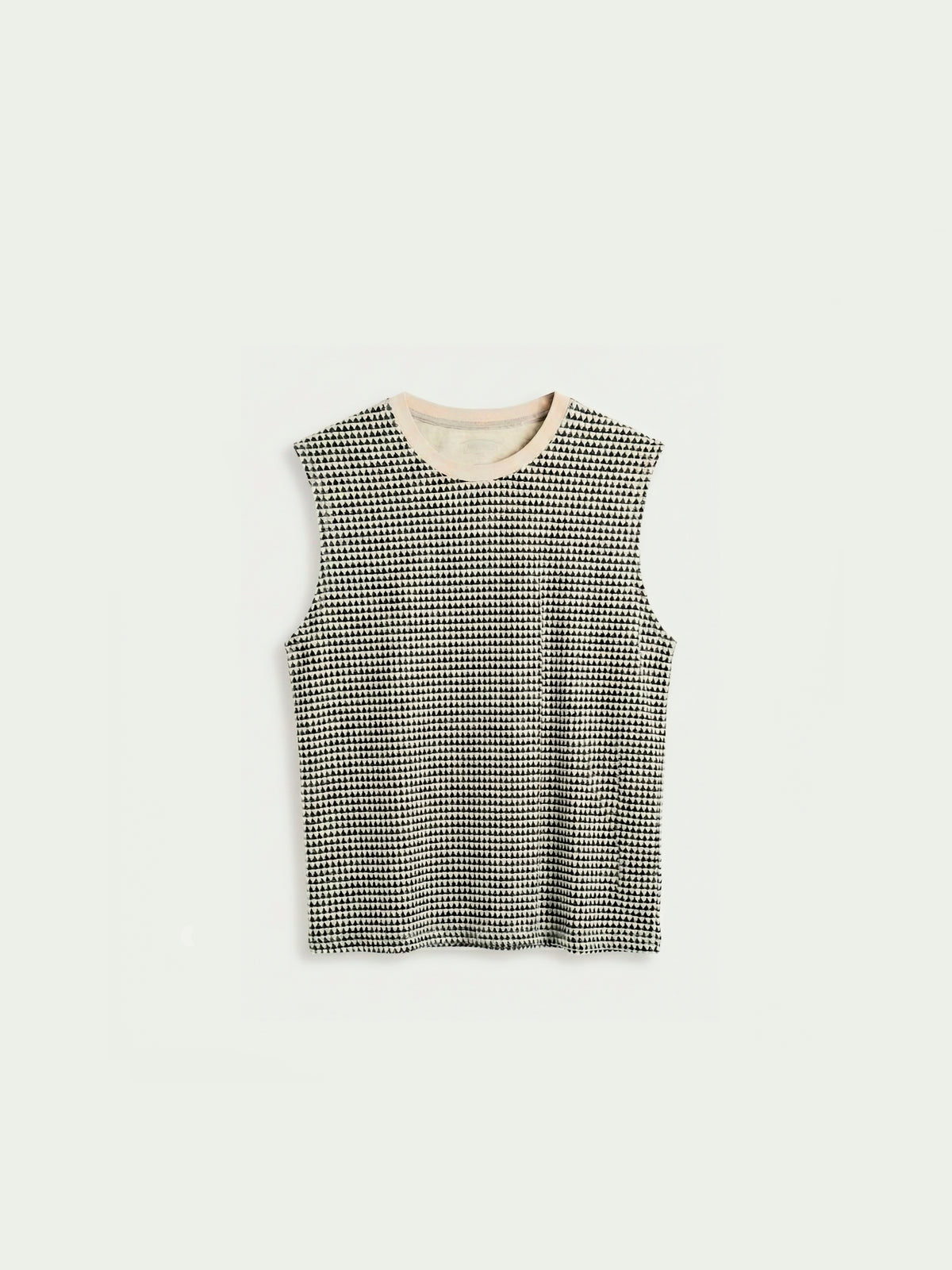Distressed Houndstooth Sleeveless