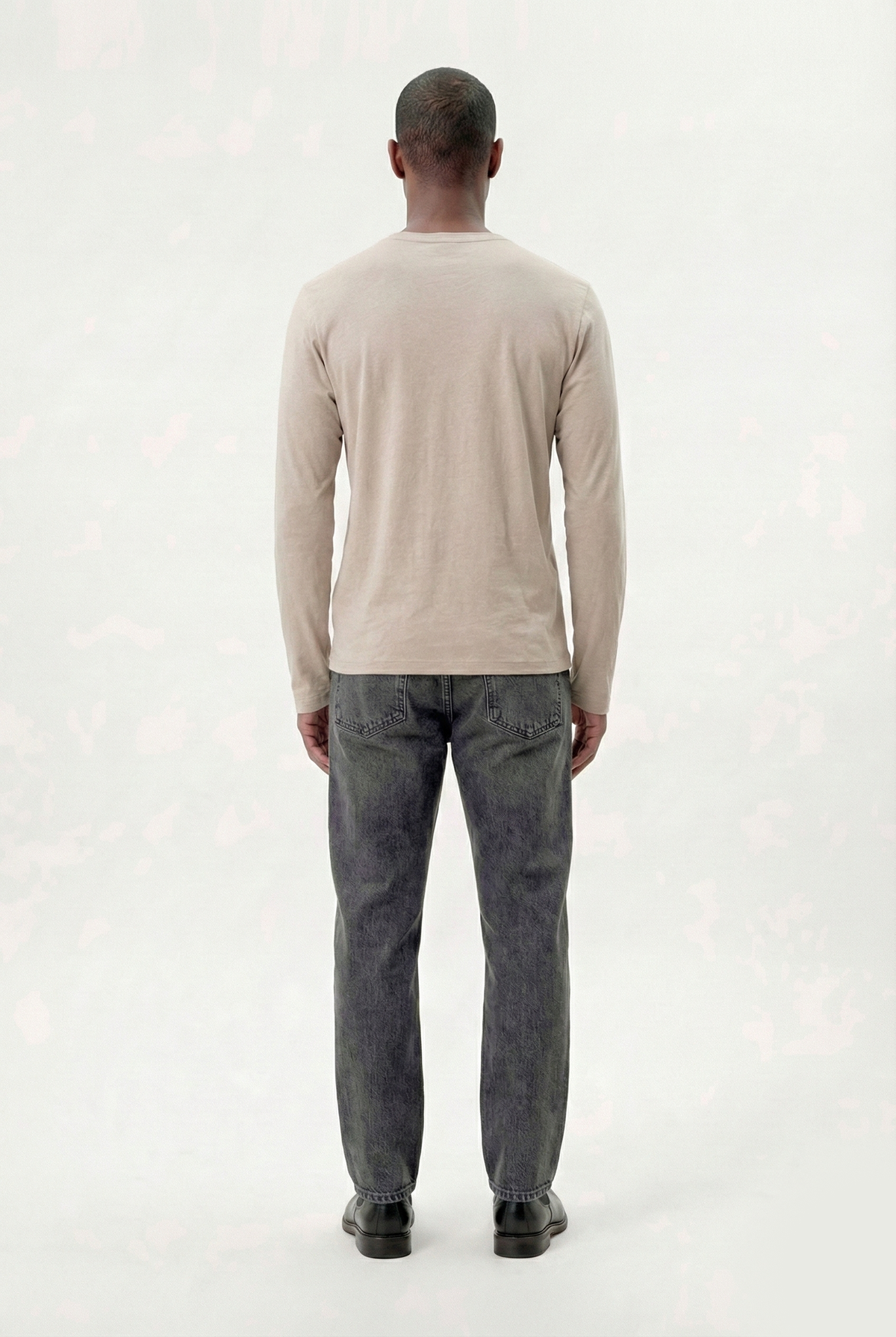 Pigment-Dyed Tan Long Sleeve
