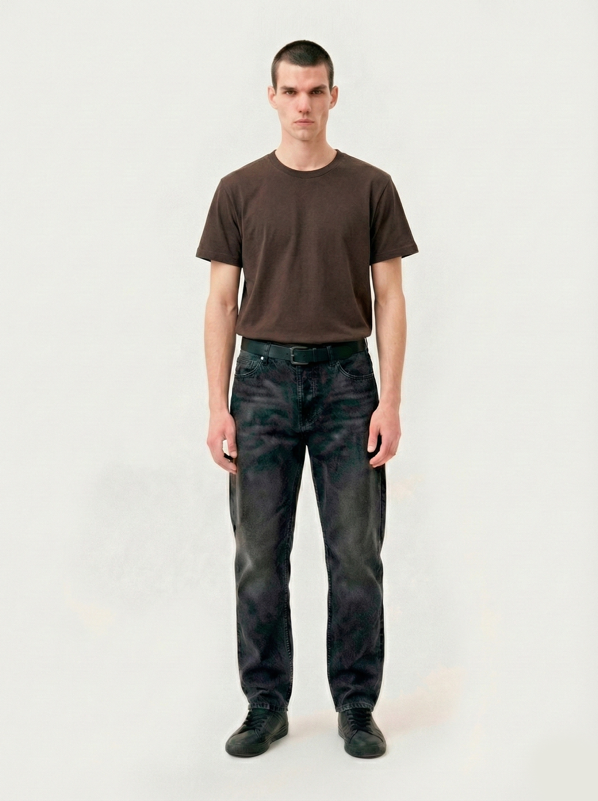 Pigment-Dyed Dark Brown