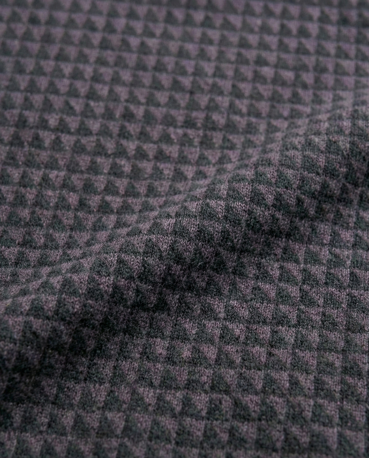 Distressed Houndstooth Purple