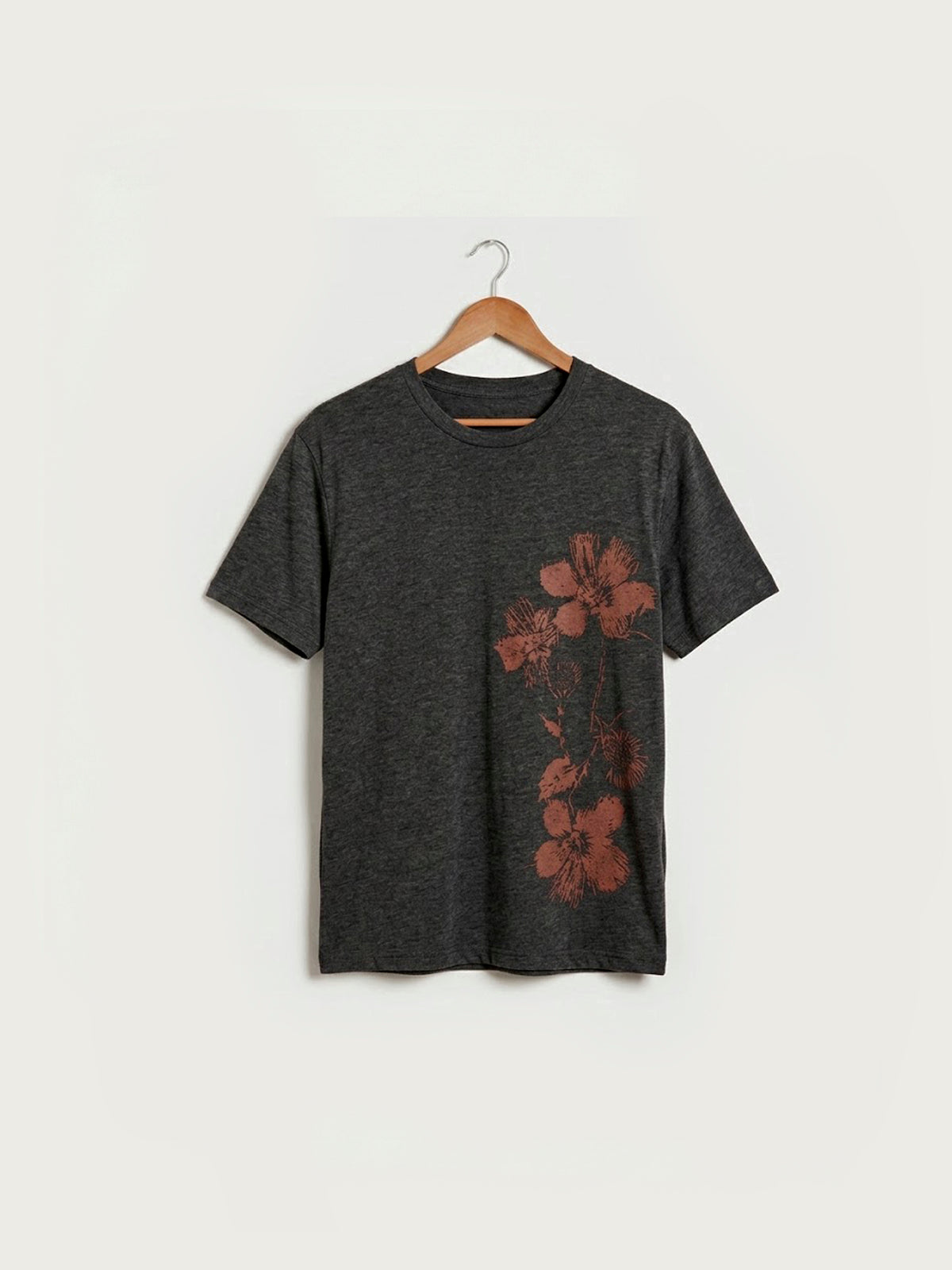 Flower Motif T-Shirt